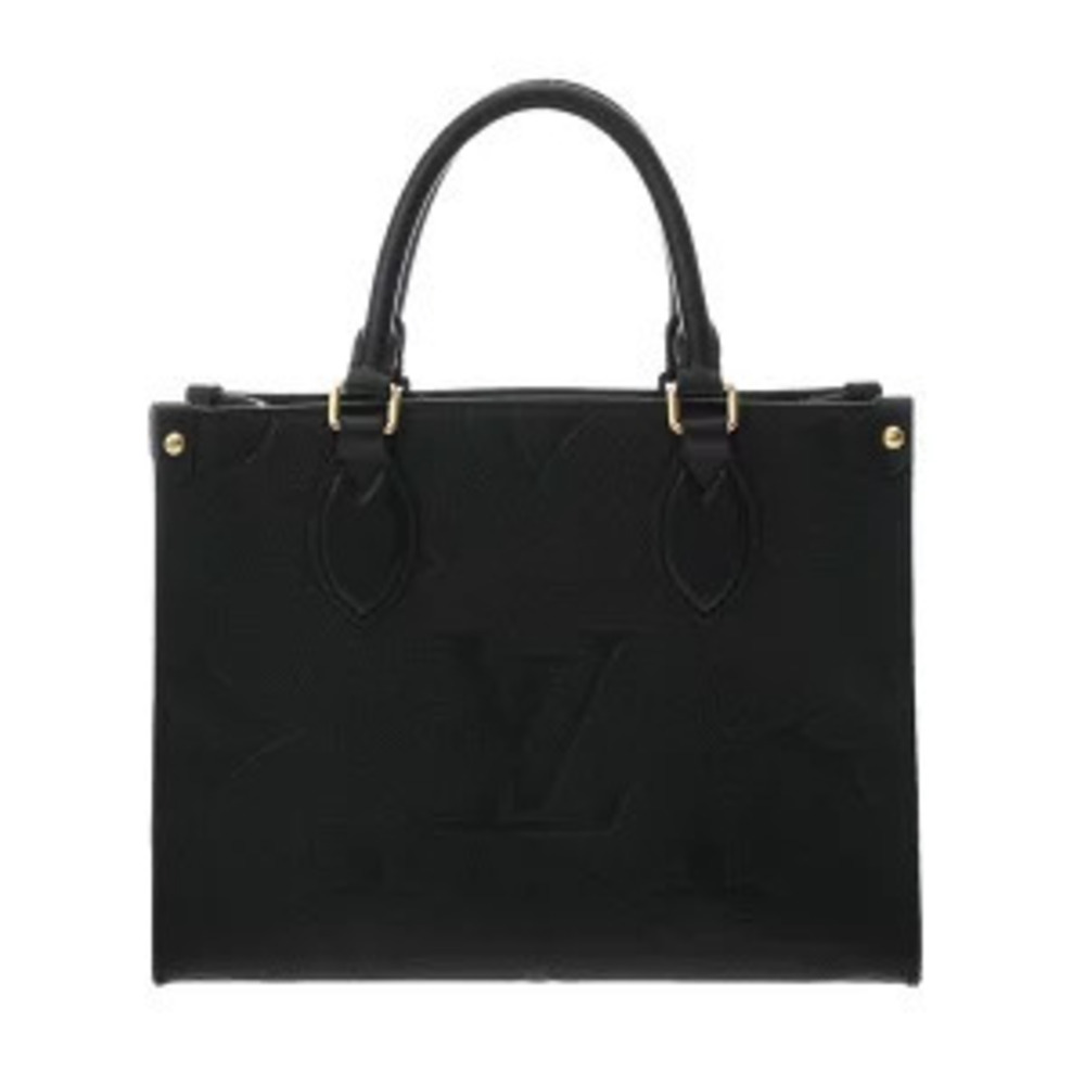 Louis Vuitton Monogram Empreinte OnTheGo Leather Top Handle Bag Noir Black